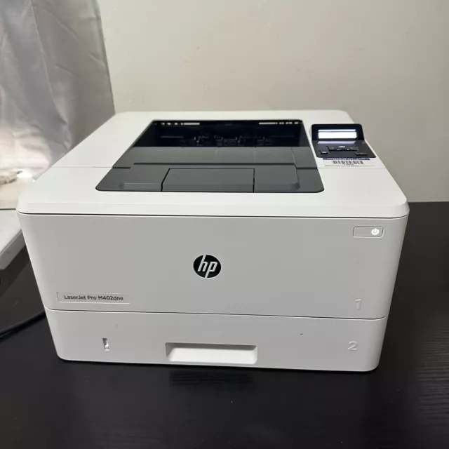 HP LaserJet Pro M402dne Monochrome Laser Printer 2500 page count 10% toner