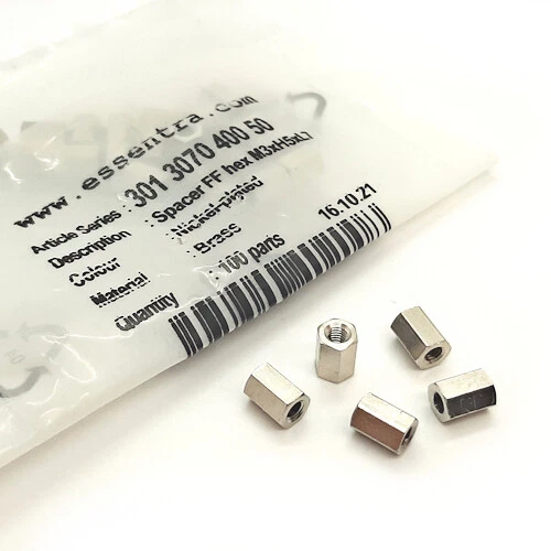 [5 pz] 301307040050 M3x5x7 distanziatore esagonale