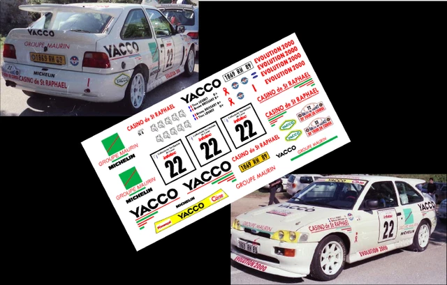 1/10 Ford Escort Cosworth rc Spoiler für Tamiya und Team C Karosserien- STL Da