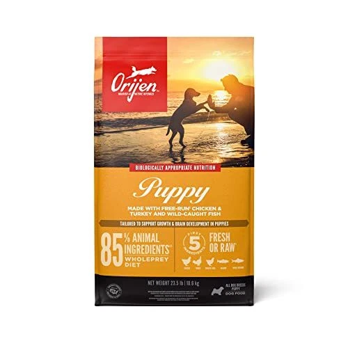 ORIJEN® Puppy Dry Dog Food Grain Free High Protein Fresh & Raw Animal Ingredi...