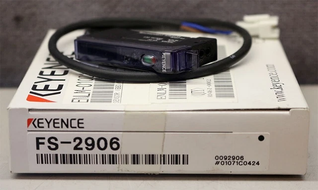 Keyence FS-2906 Digital Fiber Optic Sensor New