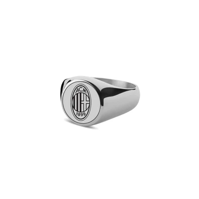 Bague Homme Lowell Acier Inoxydable, Motif Lazio, Taille 20, Moderne