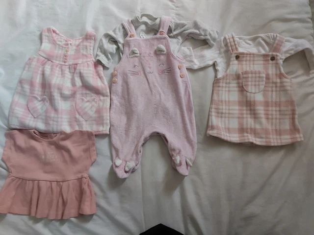 Baby Girls Newborn/first size/tiny baby Huge Clothes Bundle 50 Items inc NEXT #2 10