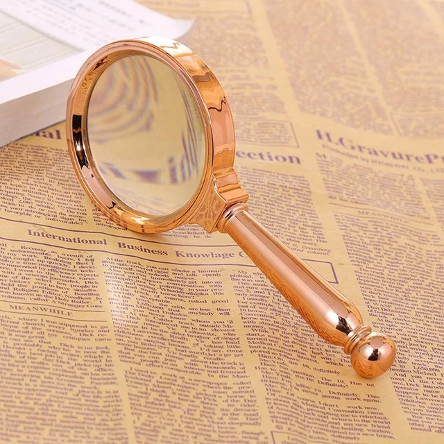 Handheld Microscope HD Magnifier Portable Magnifying Glass  Home