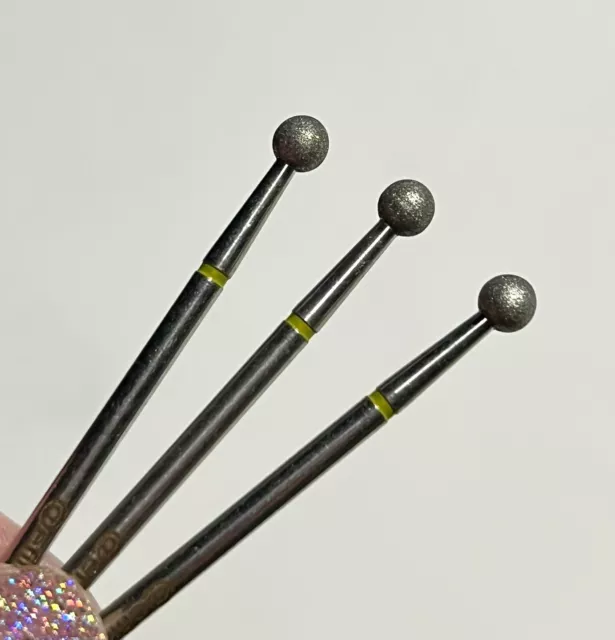 Bola de broca de uñas de diamante llama manicura/pedicura/e-file 4 mm 1 pieza
