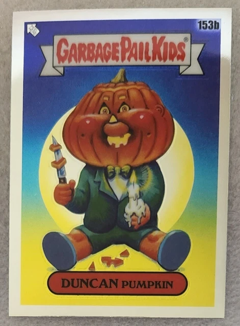 153b DUNCAN PUMPKIN 2021 Topps GPK Garbage Pail Kids Chrome Series 4