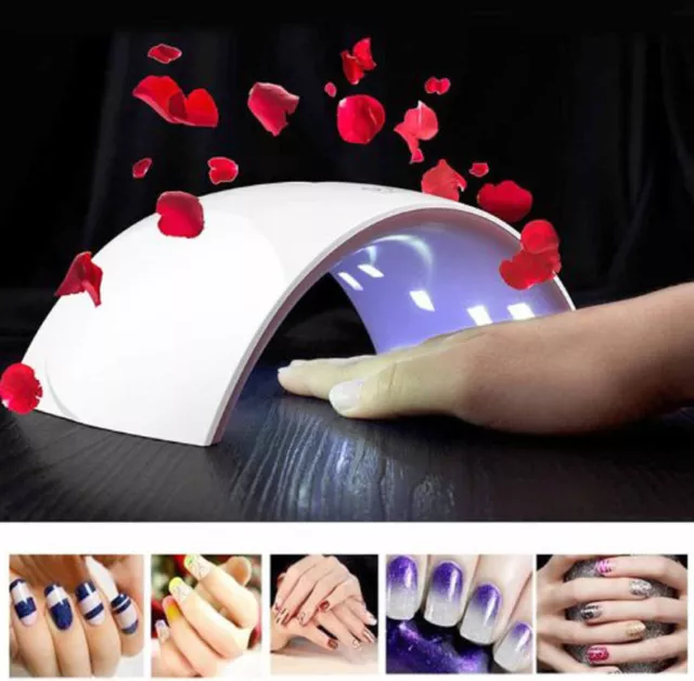 Lampada UV 15 LED Reconstruction SUN Ongles Mains Pieds Nail Art Minuteur 40W Q5