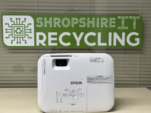 Epson EB-S11 2600 Lumens Projector Only 105 Lamp hours used