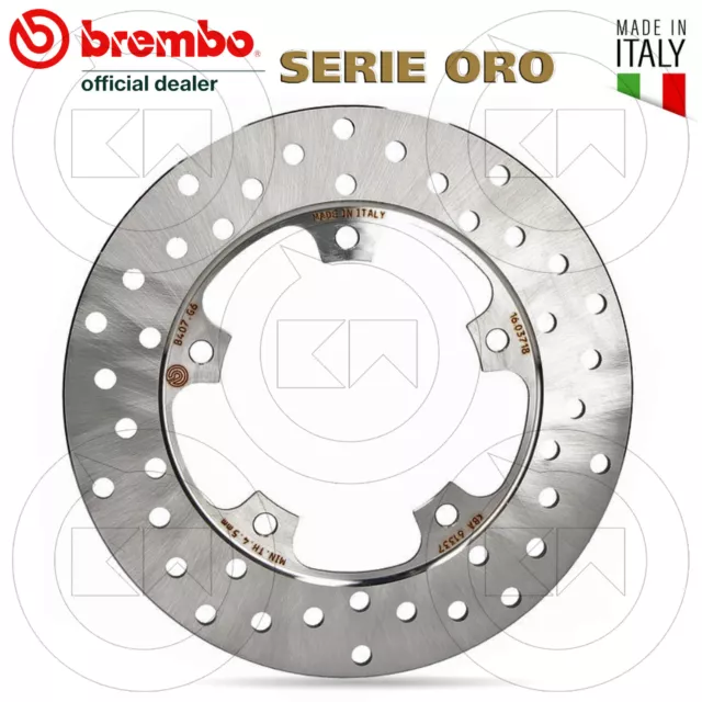 Disco Freno Posteriore Brembo 68B407G6 Aprilia Rsv4 Factory Aprc Abs 1000 2014