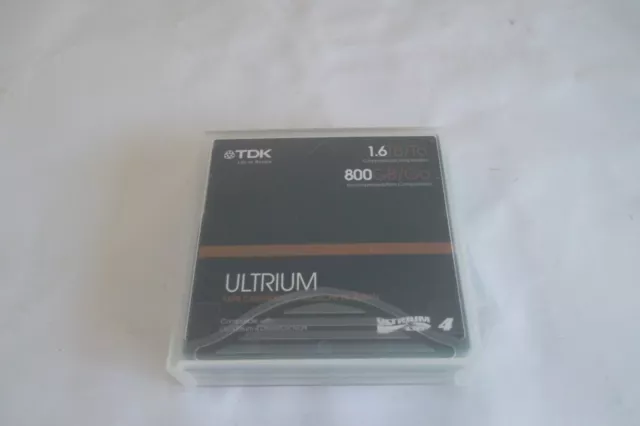 TDK Ultrium LTO 4 Data Cartridge, 800GB/1.6TB Brand new