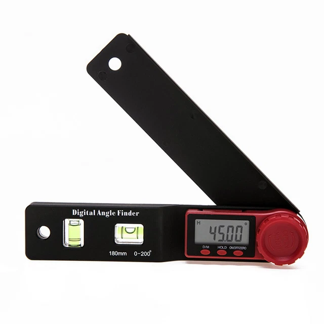 180mm Digital Protractor Angle Finder Inclinometer Goniometer Electronic Level