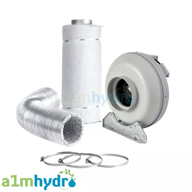 CarboAir Carbon Filter Kit RVK Fan Extraction Ducting Hydroponics