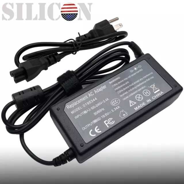 AC Adapter Charger Cord For Dell Inspiron 13 7368 7378 7373 7375 19.5V 3.34A 65W