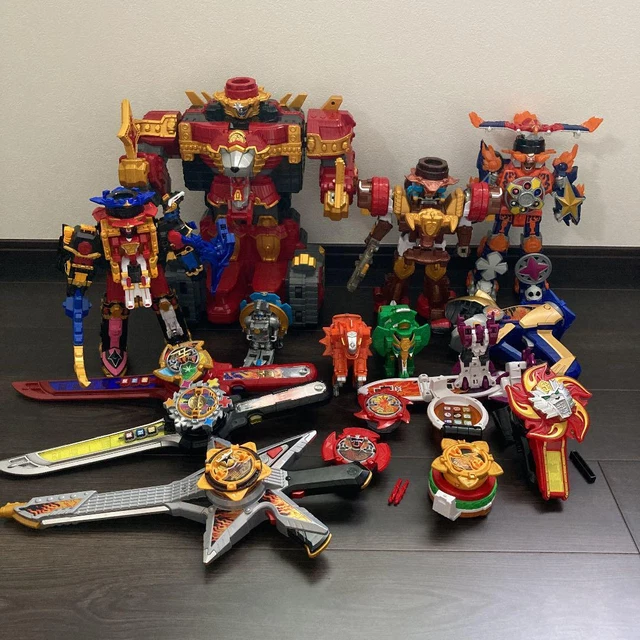 POWER RANGERS NINJA Steel Ninninger DX Shurikenjin Megazord Bandai Full Set JPN EUR 90,52 - FR
