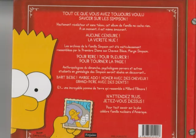 BD - Les Simpson - L'Album de Famille - Matt Groening  - c5 2