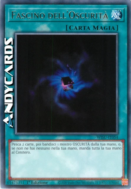 CHARM OF DARKNESS • (Allure Of Darkness) • Rare • WISU IT054 • 1Ed • Yugioh!