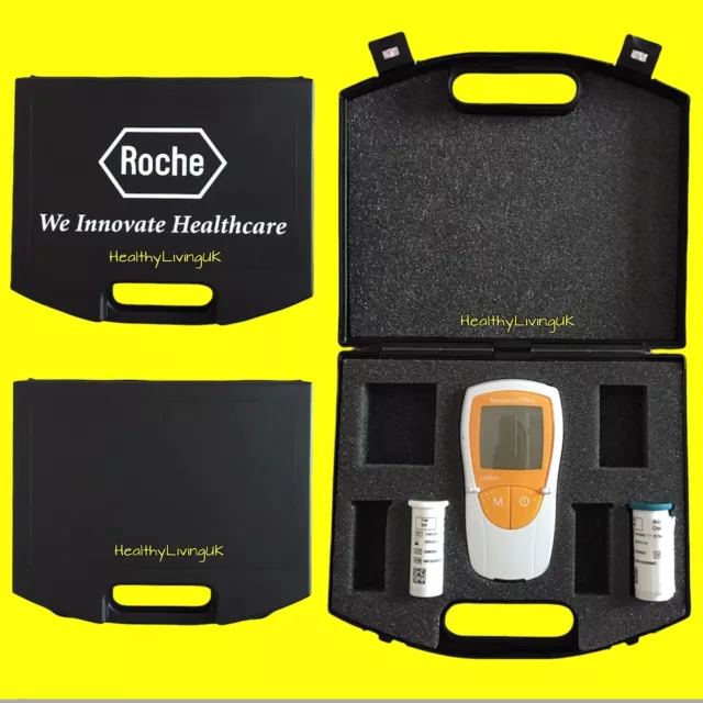 Hard Storage Case - For Accutrend Or Coaguchek Meters - Safe, Strong - Roche