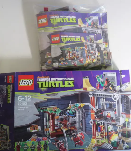 LEGO 79103 Teenage Mutant Ninja Turtles: quartier generale delle tartarughe completo / IMBALLO ORIGINALE