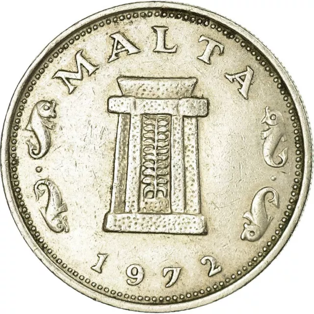 Maltese Coin Malta 5 Cents | Ritual Altar | Hagar Qim Temple | 1972 - 1981 2