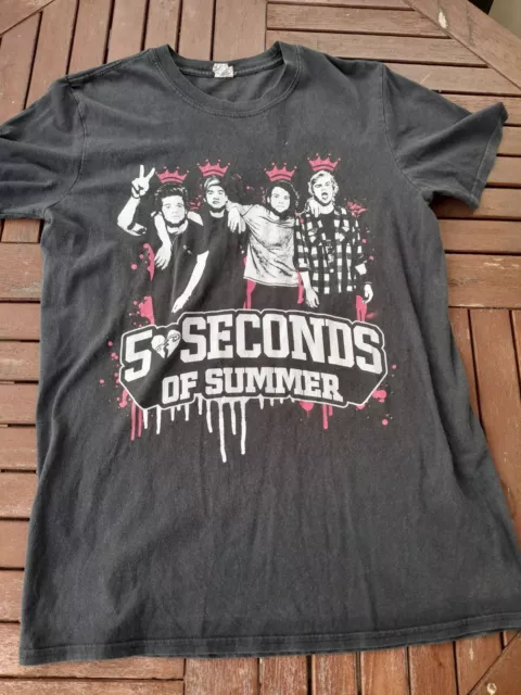 5 Seconds Of Summer  "Sounds Live Feels Live" 2016 Tour T-Shirt Adult size M