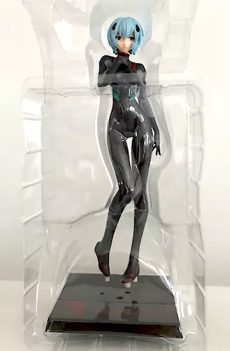 Evangelion Rei Ayanami Premium Figure Black Plug Suit Sega Japan Anime Brand New 3