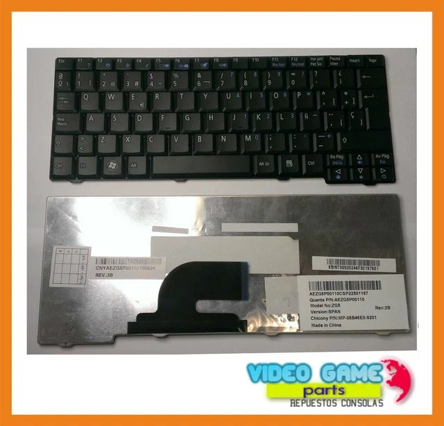 Teclado Español Acer Aspire One D150 D250 KAV60  Series MP-08B46E0-9201 NUEVO