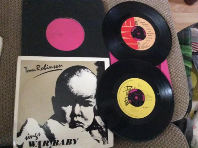 Tom Robinson Band 2 X 7" Vinyl 45rpm joblot Bundle
