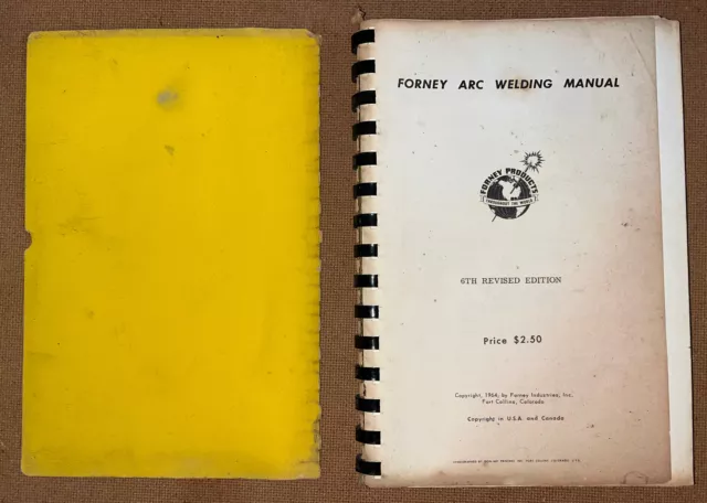 1964 Forney Arc Welding Manual