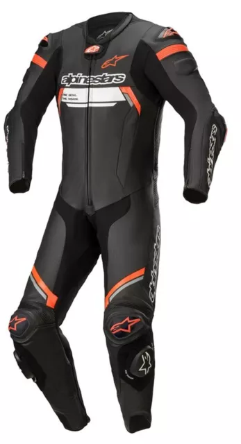 Tuta in pelle Alpinestars MISSILE V2 IGNITION LEATHER SUIT 1 PC Rosso nero