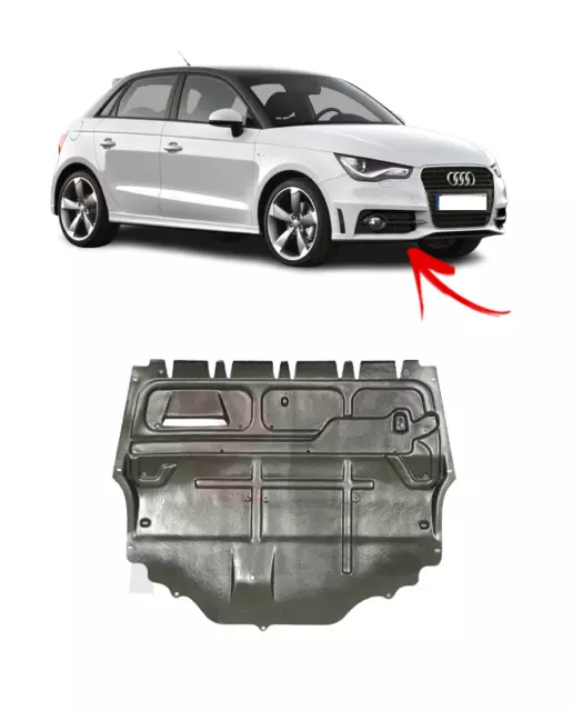 AUDI A1 10-15 Vw Polo 09-17 Front Engine Under Cover Tray Splash