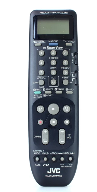 Télécommande D'origine JVC Pour Magnétoscope HR-S7000 - Occasion Avec Garantie 6 Mois - Sans Fil