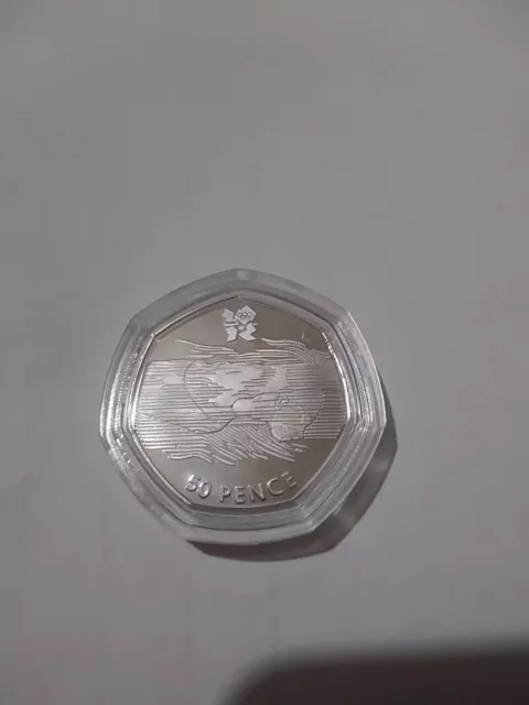 2011-2012 Oylimpic Swimmer 50p With Lines On Face Error