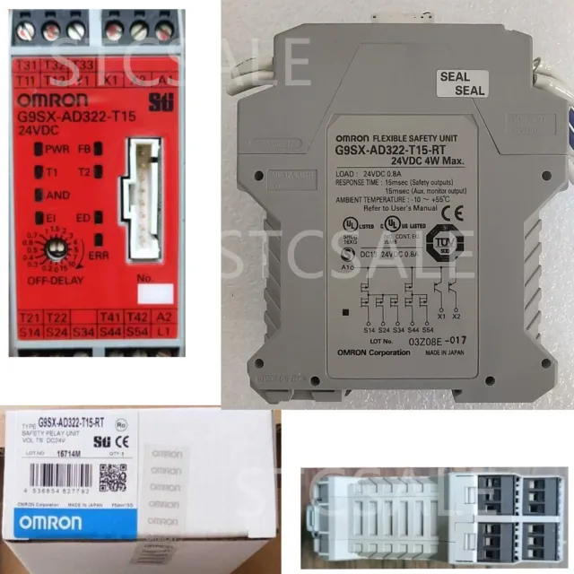 New Omron G9SX-AD322-T15-RT Safety Relay