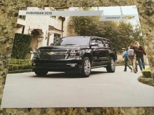 2015 Chevy Suburban 32-page Original Sales Brochure