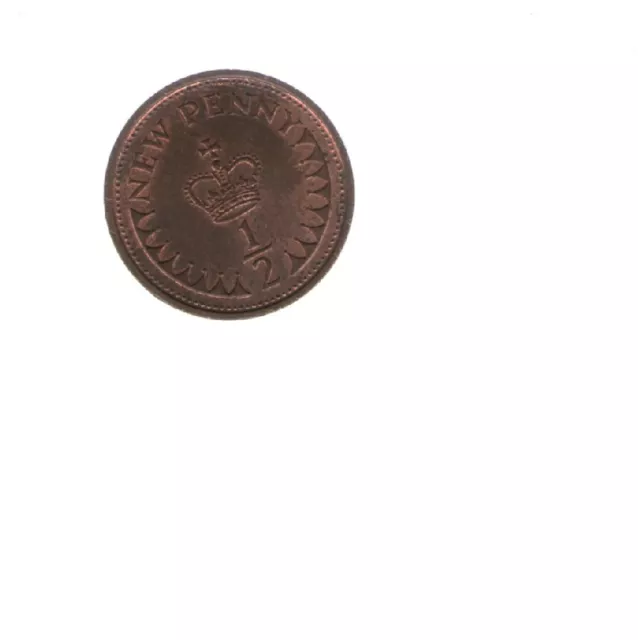 1971 - UK 1/2p / half-penny coin