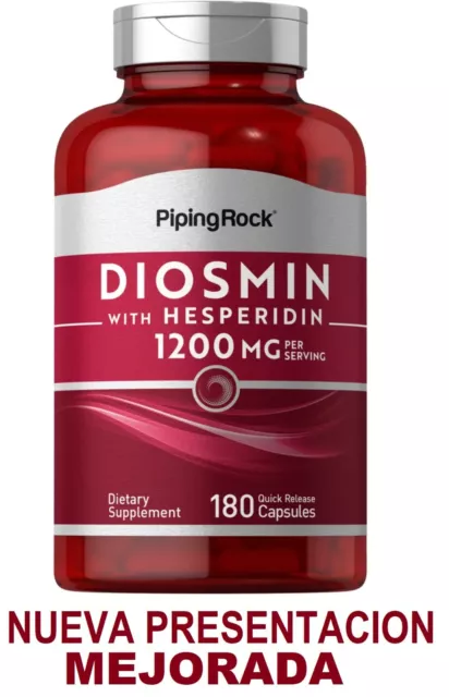 DIOSMIN con HESPERIDIN 600mg 180 caps CIRCULACION VENAS VARICES  Envio URGENTE