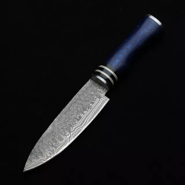 Drop Point Hunter   24 Handmade Damascus Steekl Hand Forged Sword