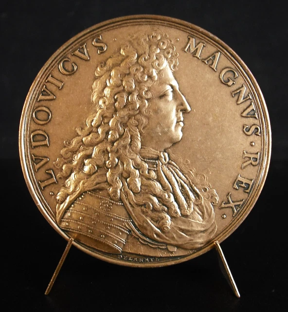 Médaille Ancienne Louis XIII Le Val-de-Grâce Par Michel Molart 1638 - Bronze SUP/FDC