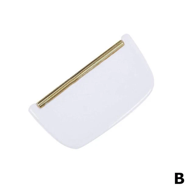 White Fabric Shaver Comb for Removing Hair from Cashmere and Wool Sweaters