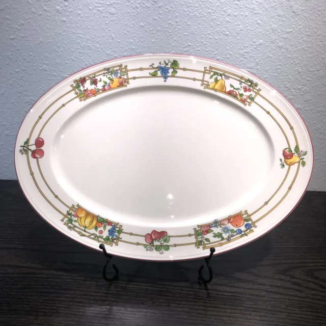 Villeroy & Boch Mon Jardin (1) 14” Oval Porcelain Serving Platter Germany