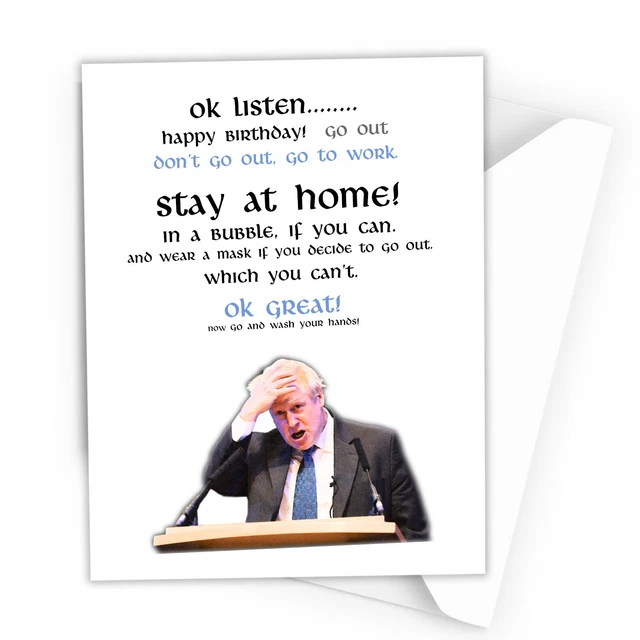 BIRTHDAY CARD FUNNY Rude Brother Son Dad Husband Boyfriend Friend For