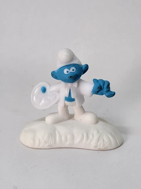 Figurine Schtroumpf Skieur De Fond Super Schtroumpf 40205 - Vintage 1976