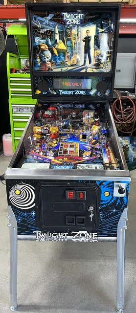 Twilight Zone Pinball Machine Bally 1993 LEDs Free Shipping