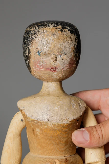 Rare poupée ancienne avec tête en bois, No Jumeau, SFBJ, Bru,