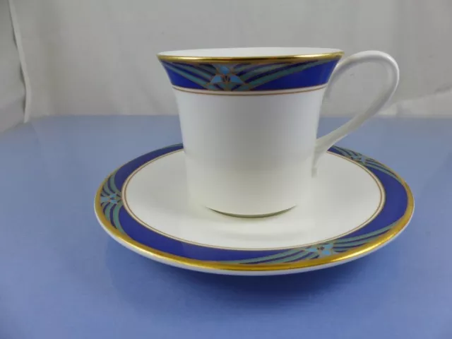 Regalia H 5130 1987 Flat Cup & Saucer  By Royal Doulton