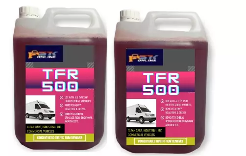 Traffic Film Remover TFR 2 x 5L Heavy Duty Car Truck Cleaning Concentrate 10L