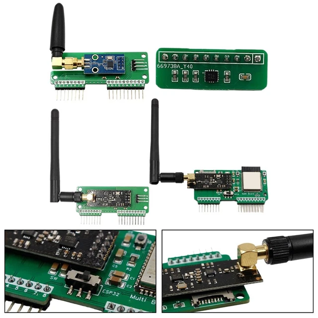 Scheda di sviluppo moduli flessibile NRF24+ESP32NRF24 con modulo WiFi CC1101