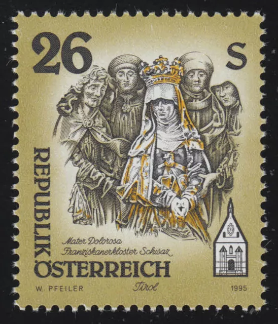 2170 Freimarke: Kunstwerke aus Stiften & Klöstern, Mater Dolorosa, 26 S **