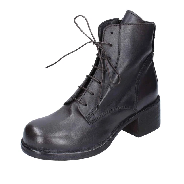 Chaussures Femme MOMA 36 Ue Bottines Brun Cuir BD909-36