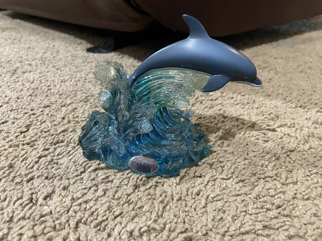 Wyland Dakin Artist Collection 2000 Dolphin Heaven Acrylic Sculpture Numbered Wyland Dakin Artist Collection 2000 Dolphin Heaven Acrylic Sculpture Numbered